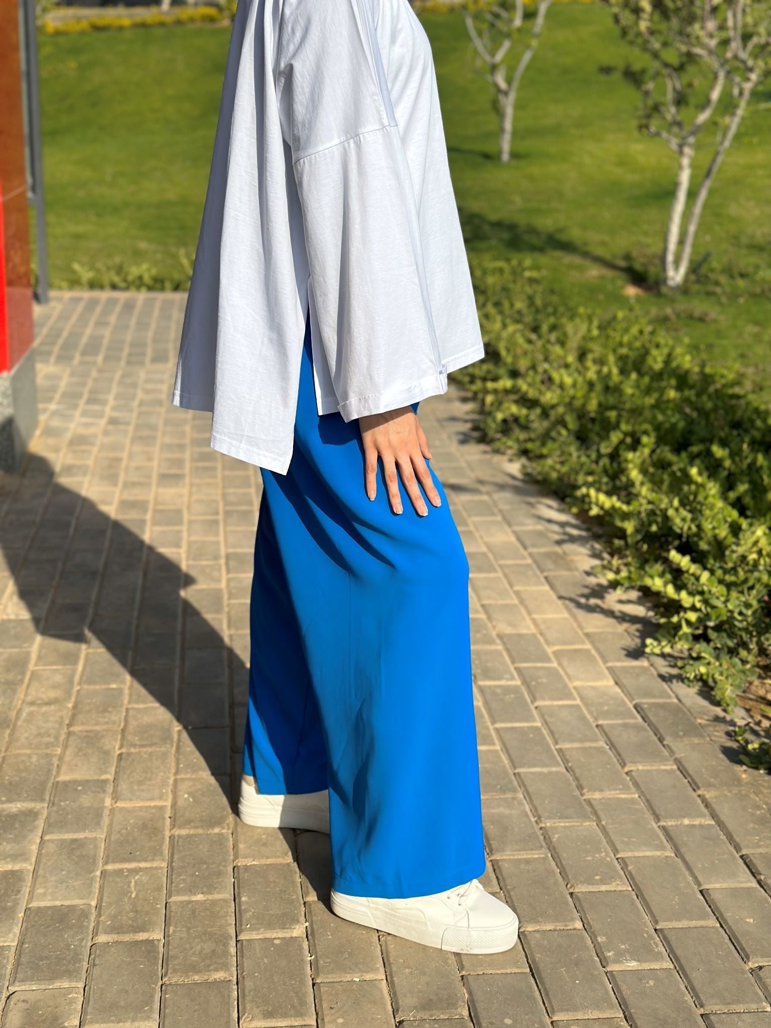 Basic Pants-New blue