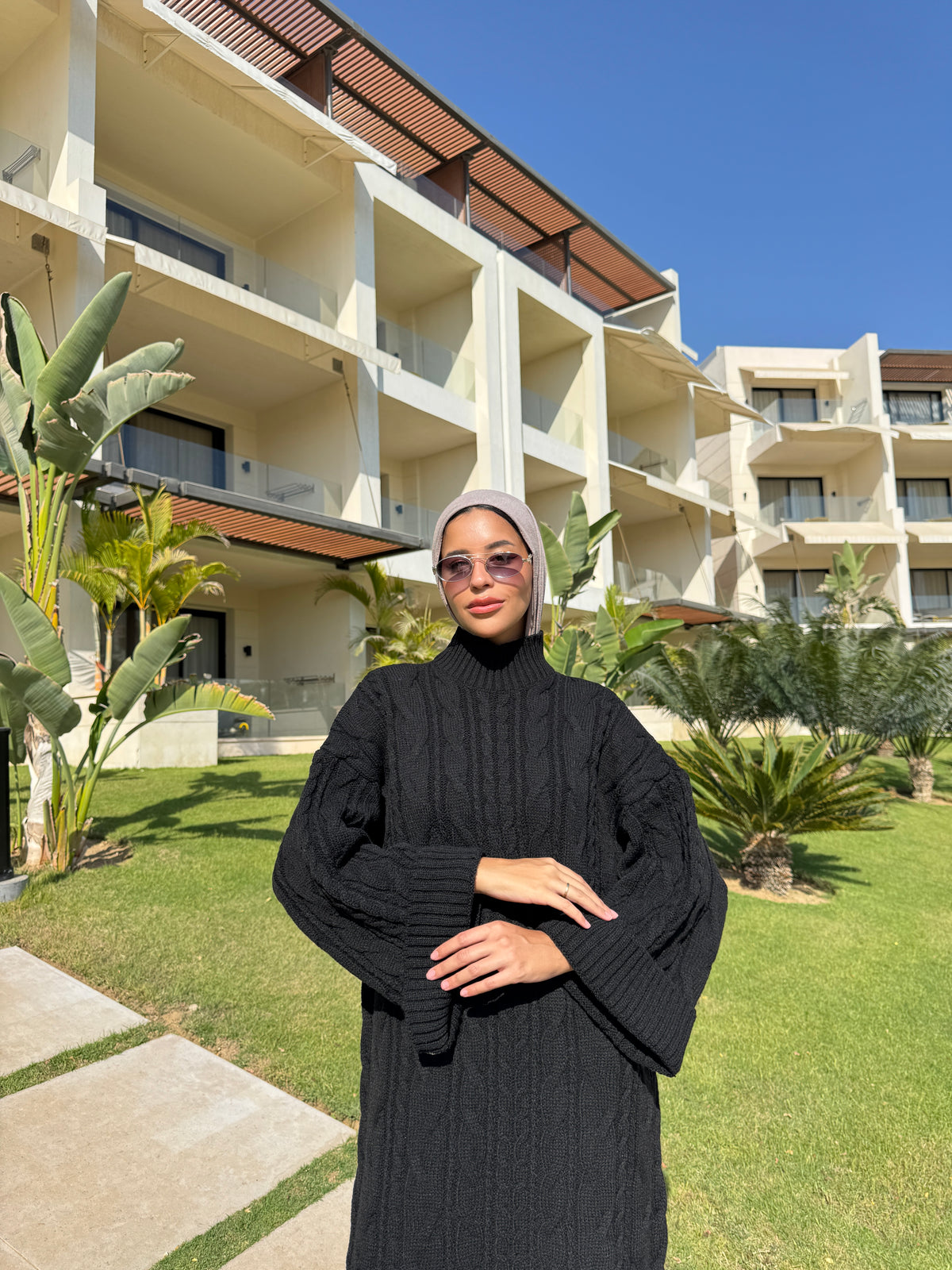 Braided Pullover - Black