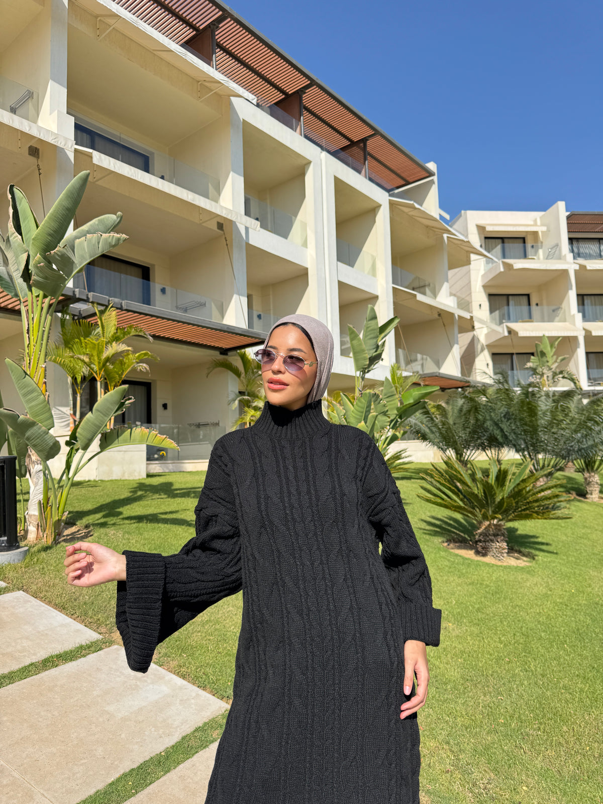 Braided Pullover - Black