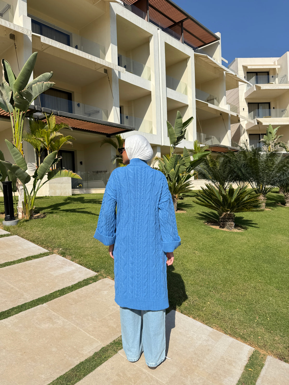 Braided Pullover - Blue
