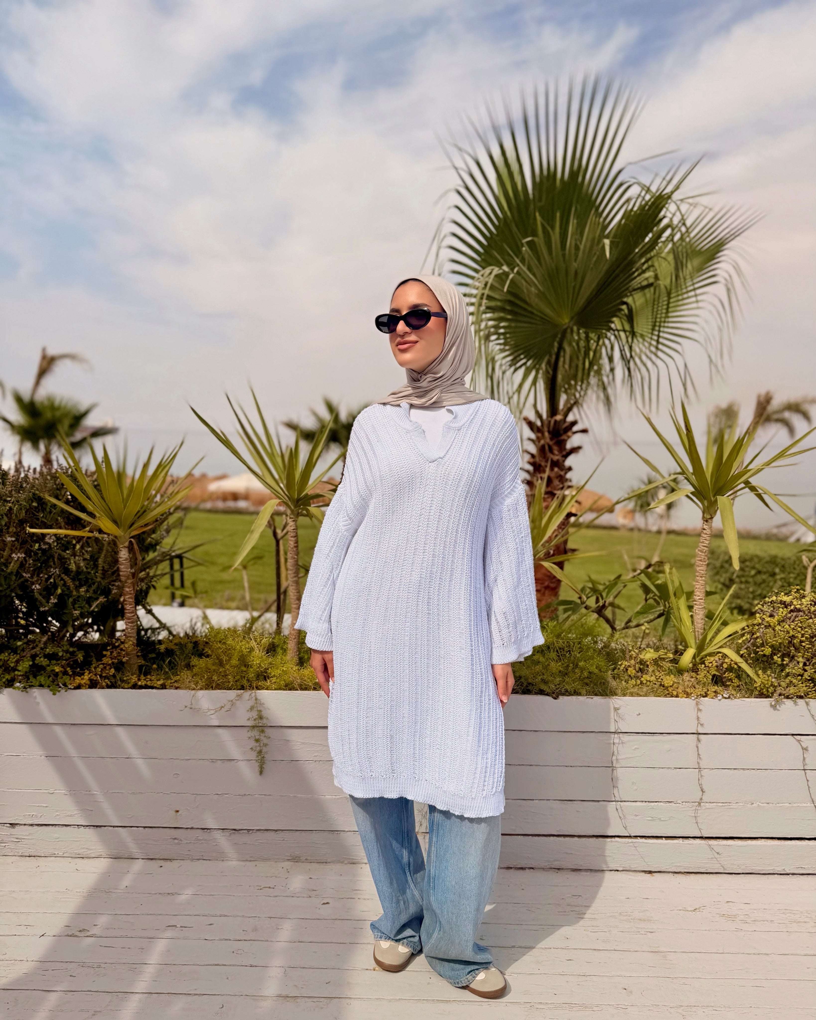 Crochet Blouse -Offwhite