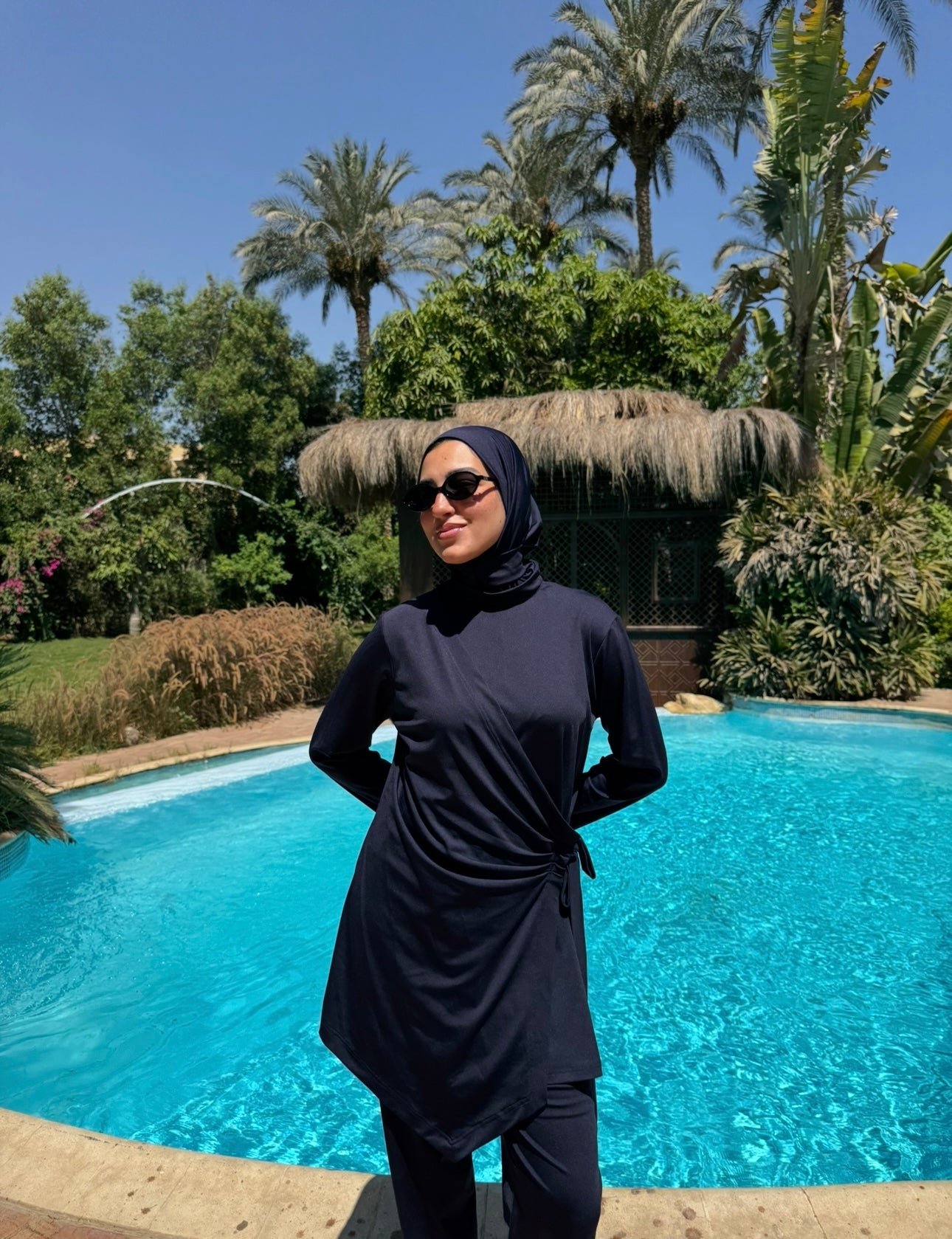 Burkini Overlap -Navy