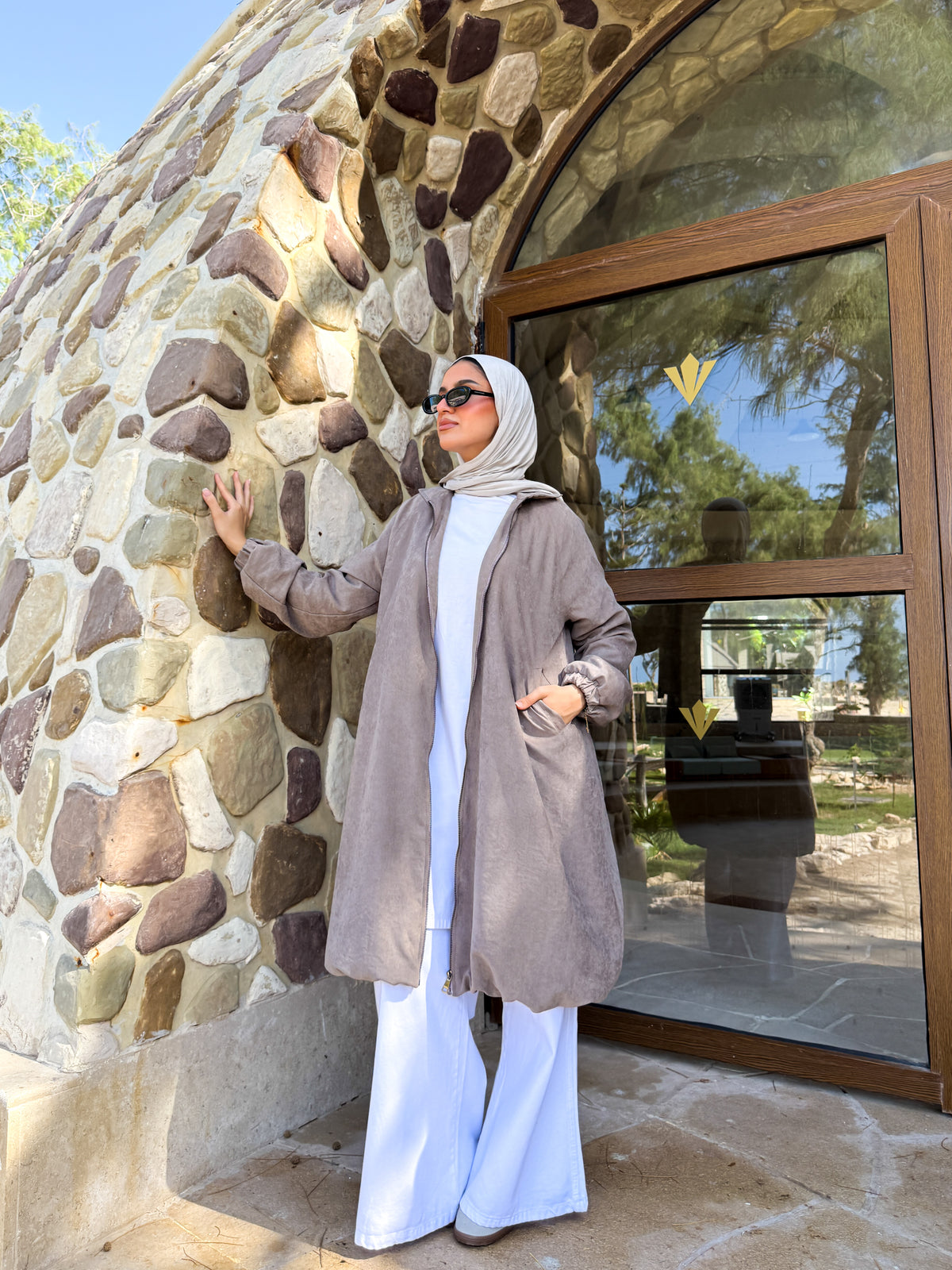 Balloon Jacket - Dark Beige