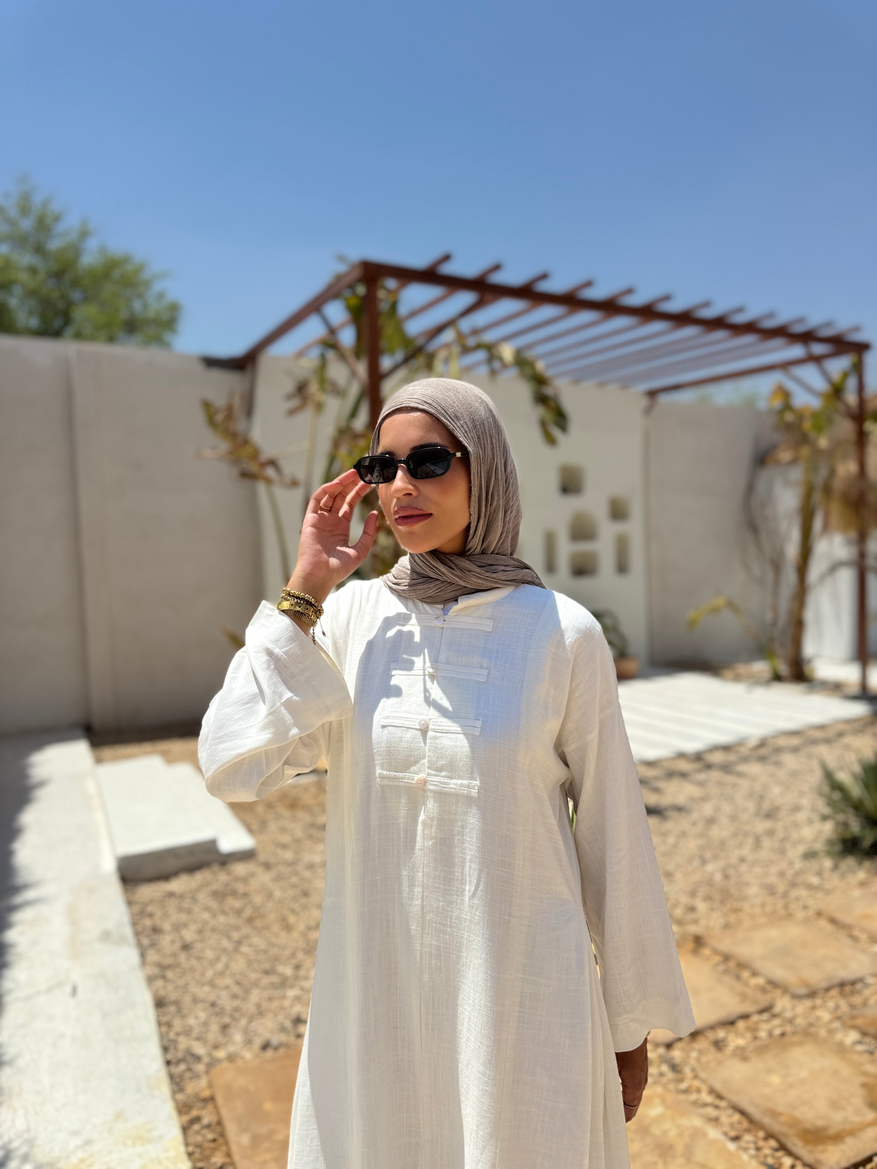 Chinese Blouse - white