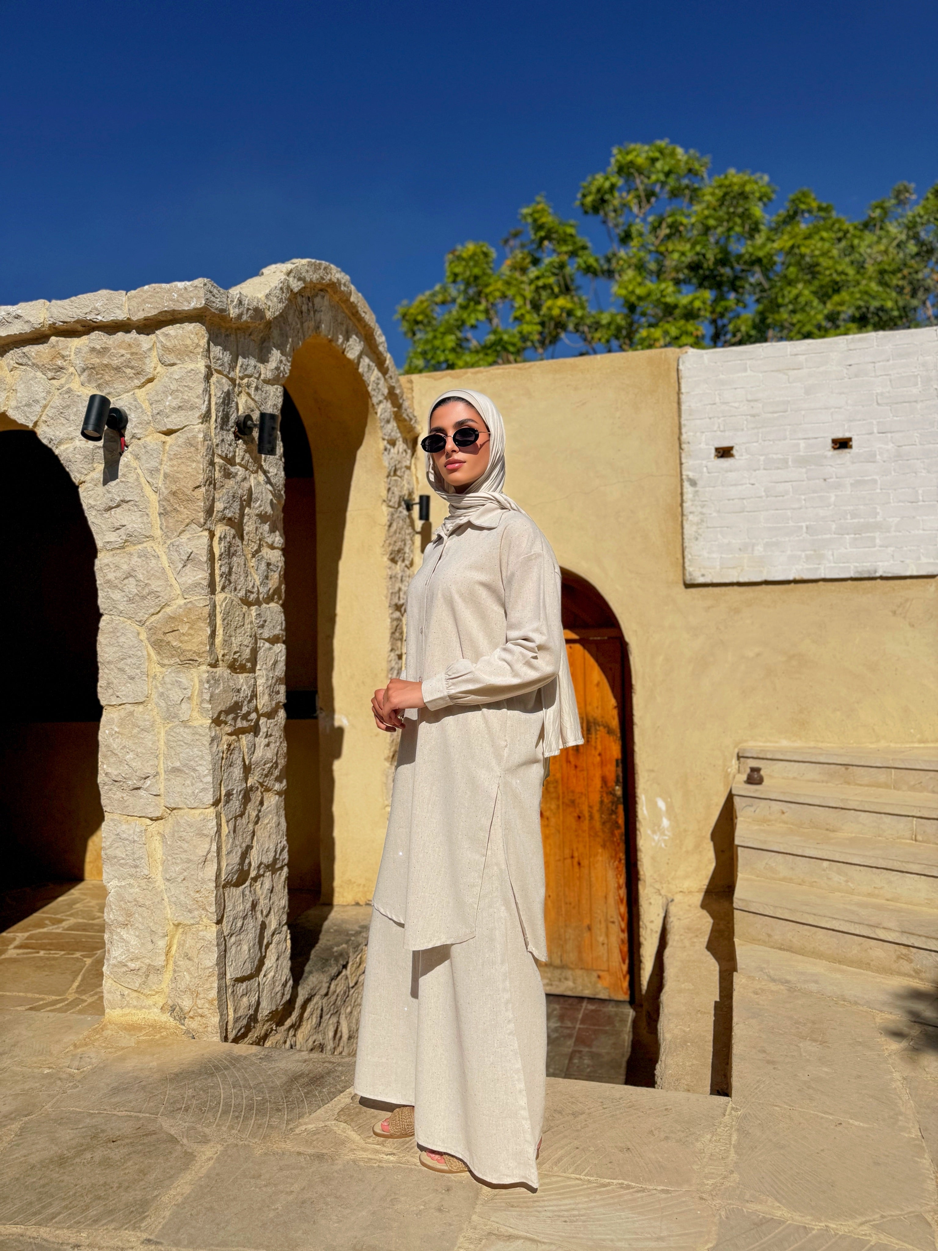Strassed Pants - New Beige