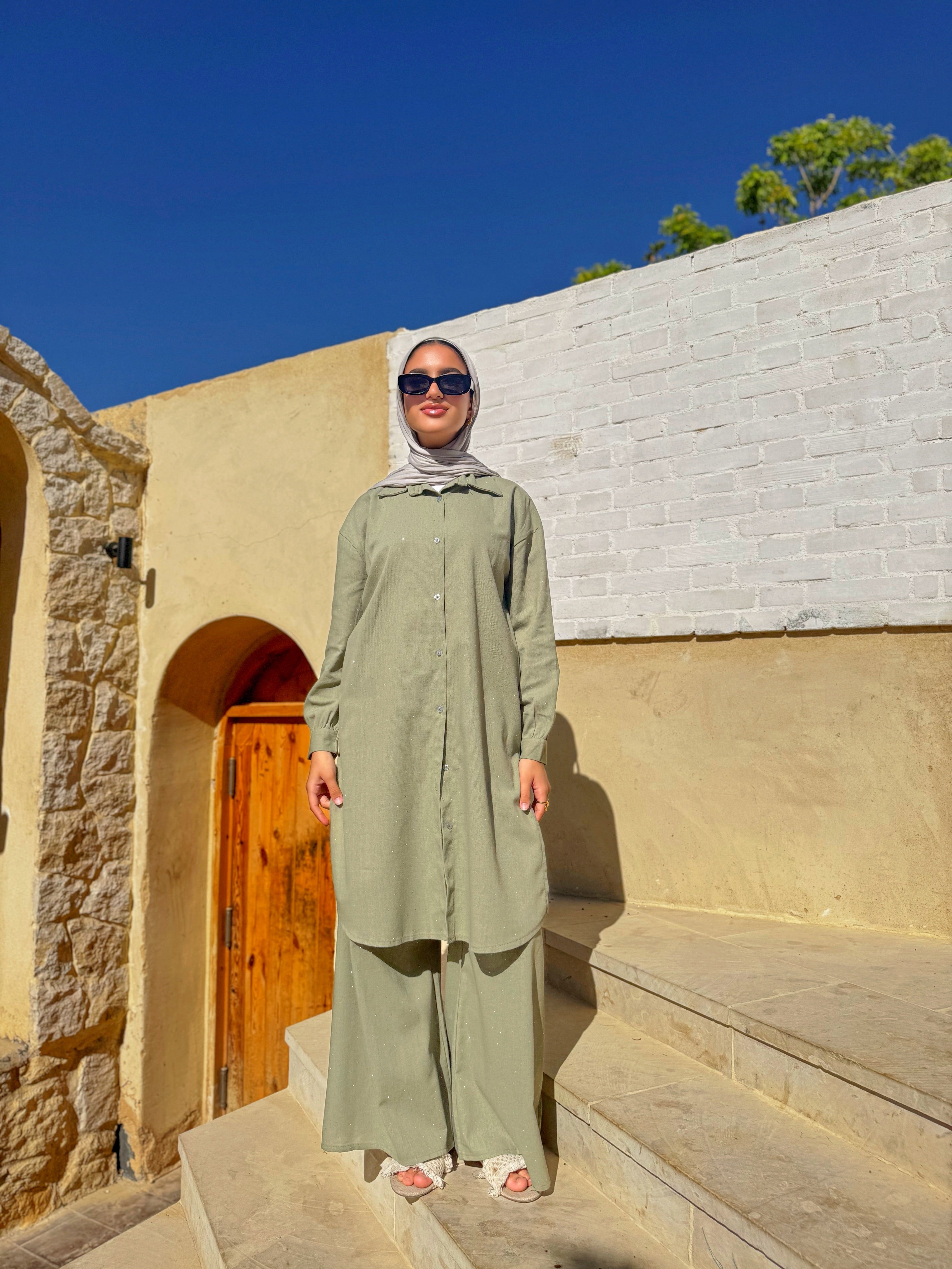 Strassed Shirt - Olive