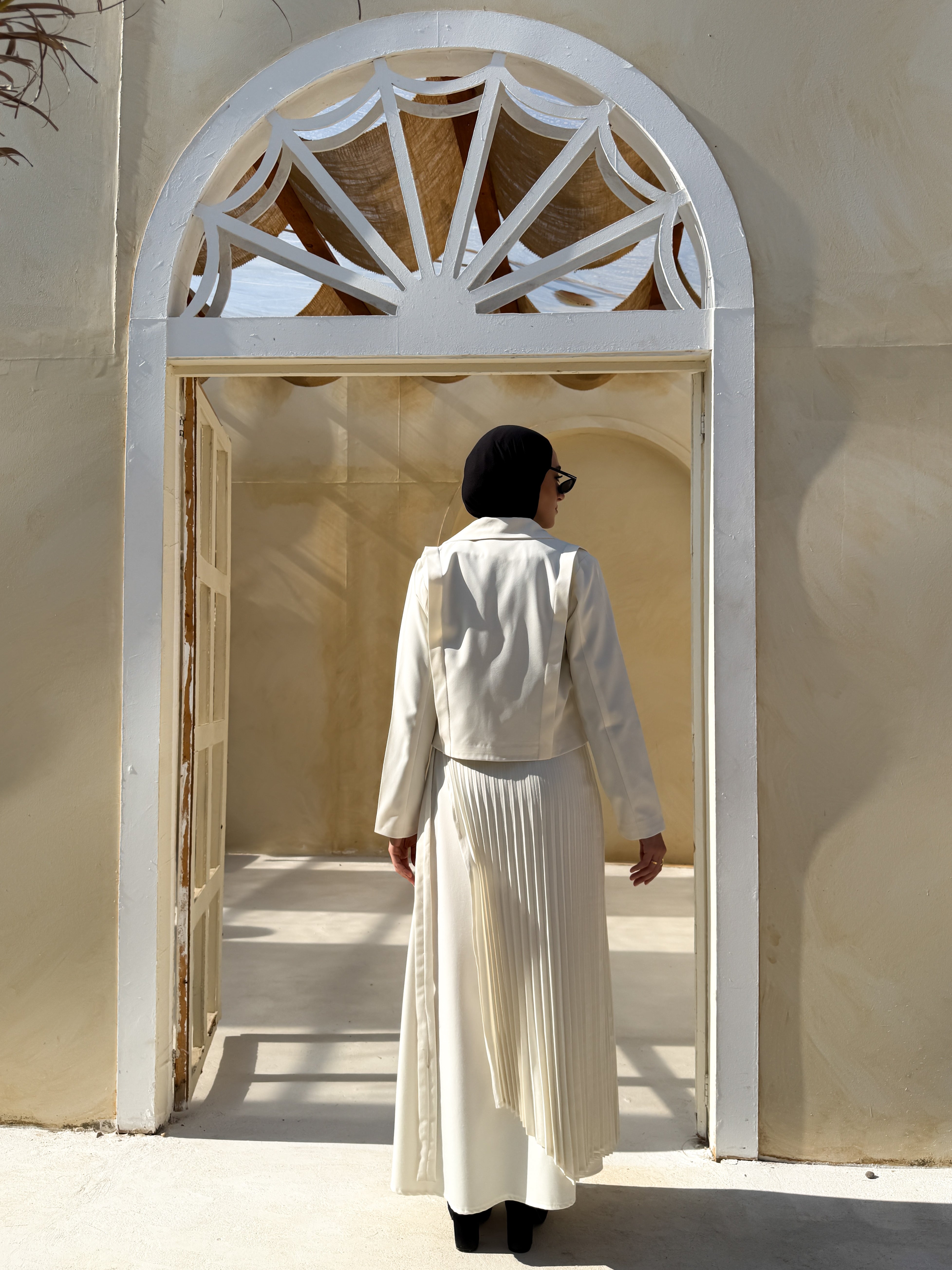 Double Layered Skirt - Offwhite