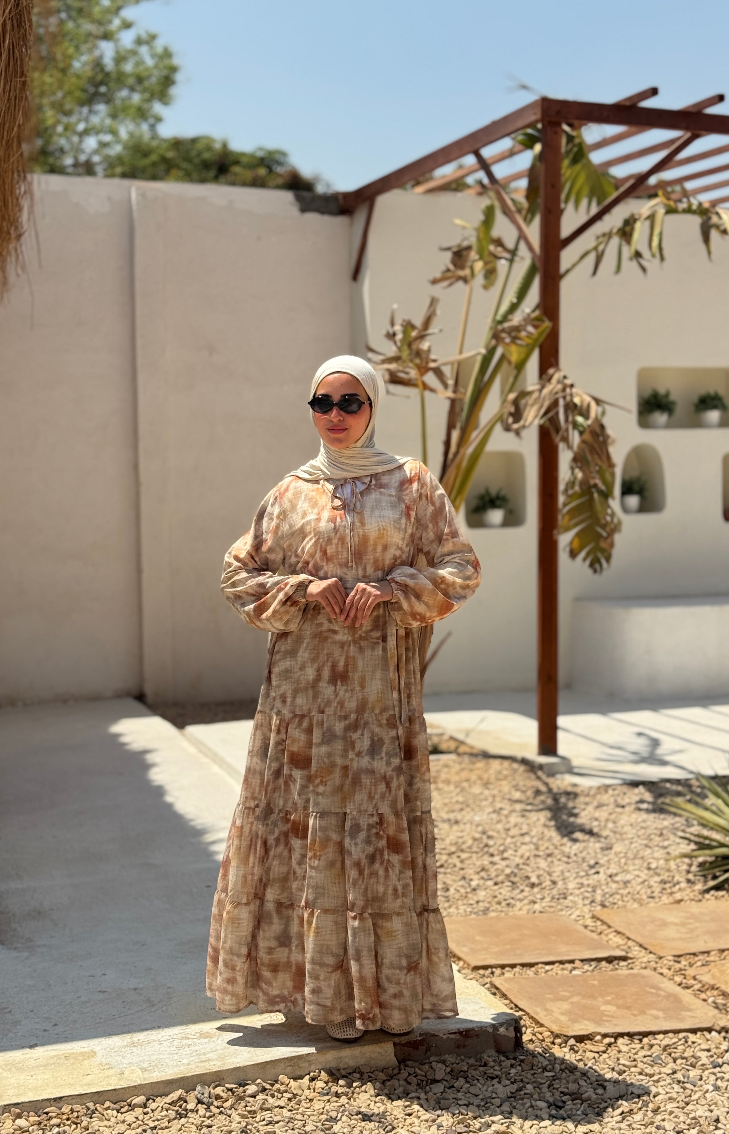 Chiffon Tiered Dress - havan