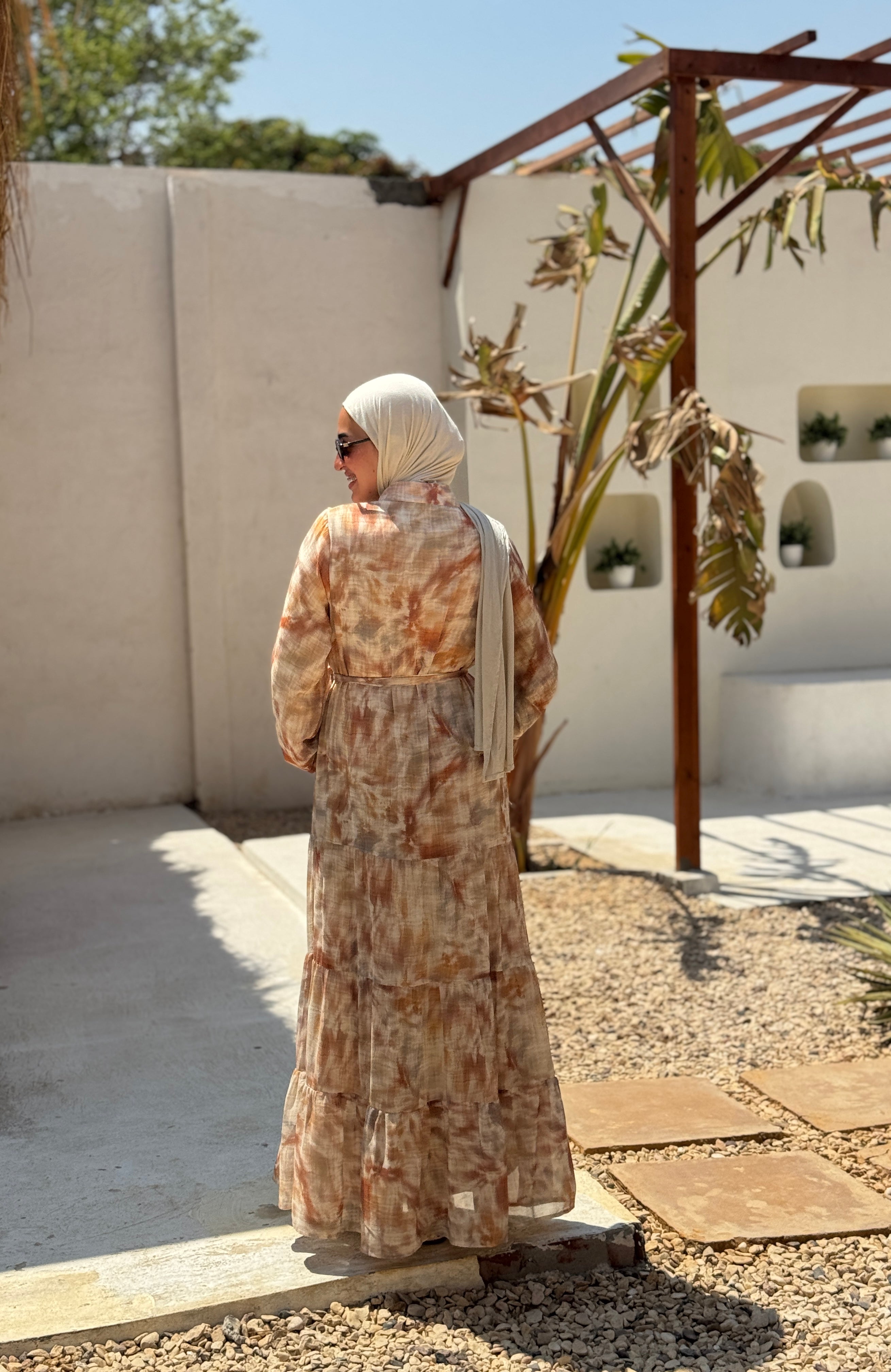 Chiffon Tiered Dress - havan
