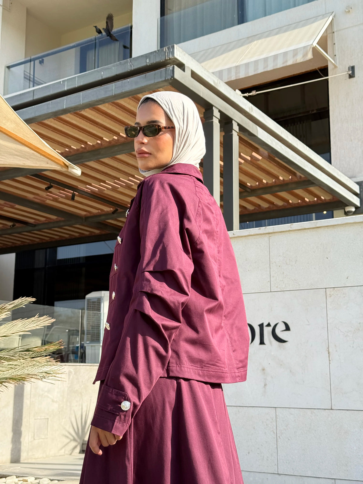 Napoleon Jacket- Plum