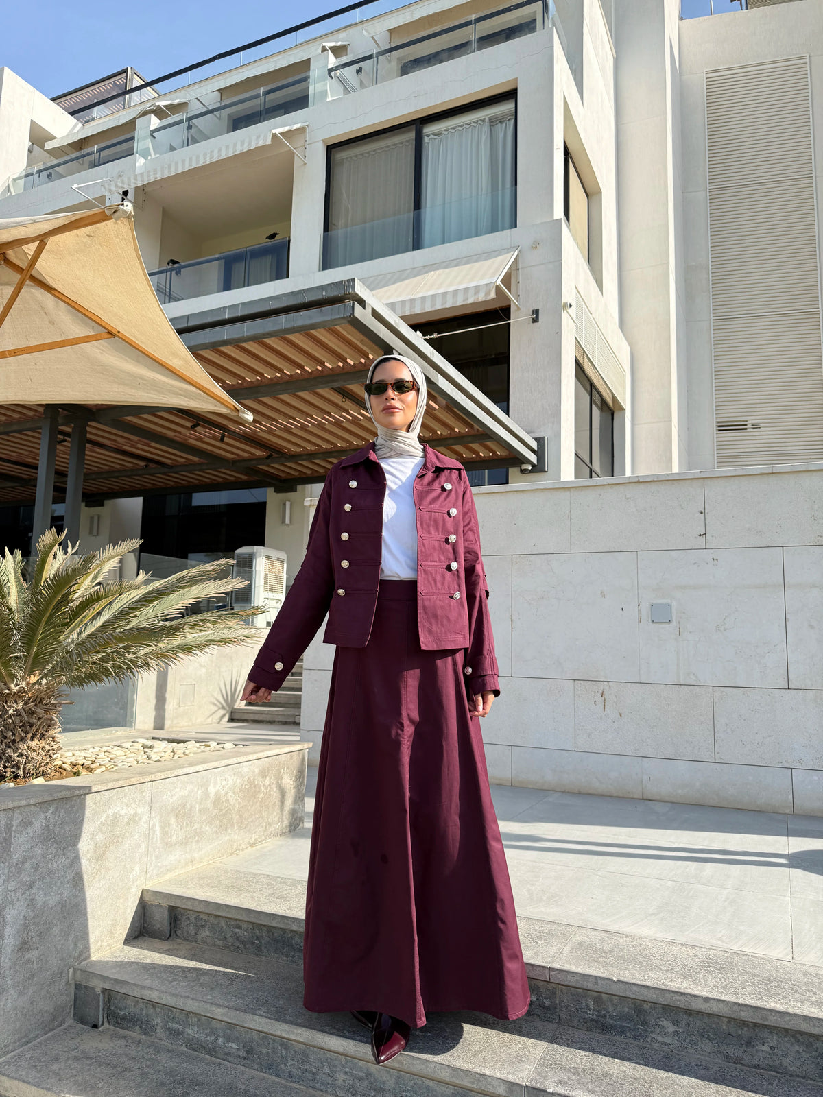 Napoleon Jacket- Plum