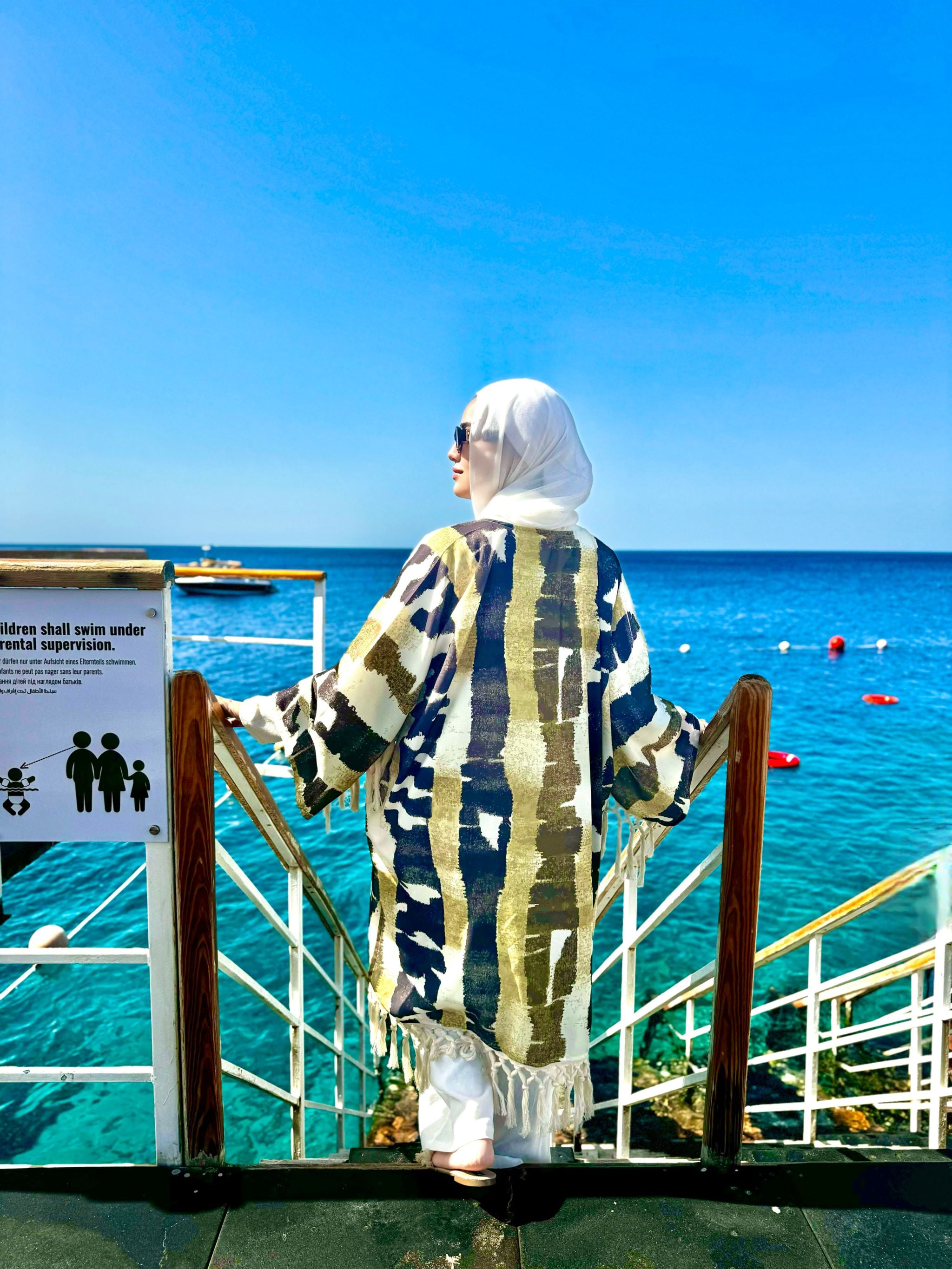 Macrame Kimono-Olive