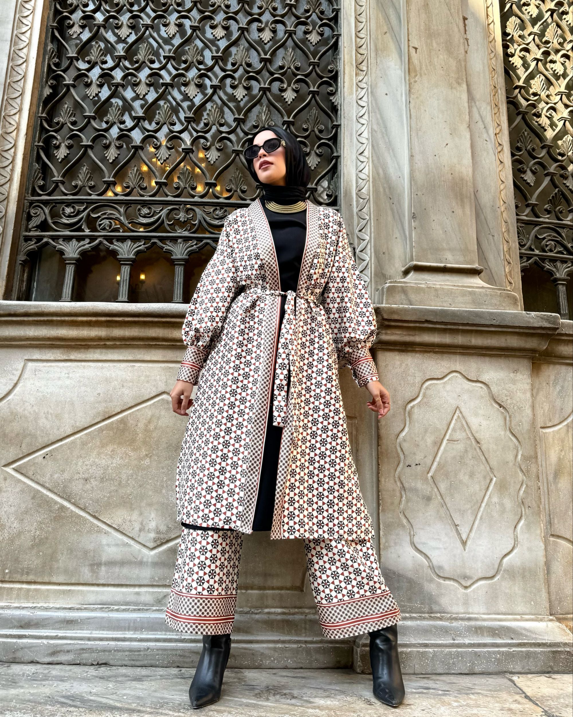 Palestinian Printed Cardigan-Havan