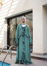 Ruffles Casual Dress - Mint
