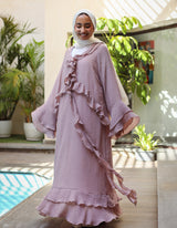 Ruffles Casual Dress - Rose