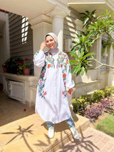 Floral Shirt-White