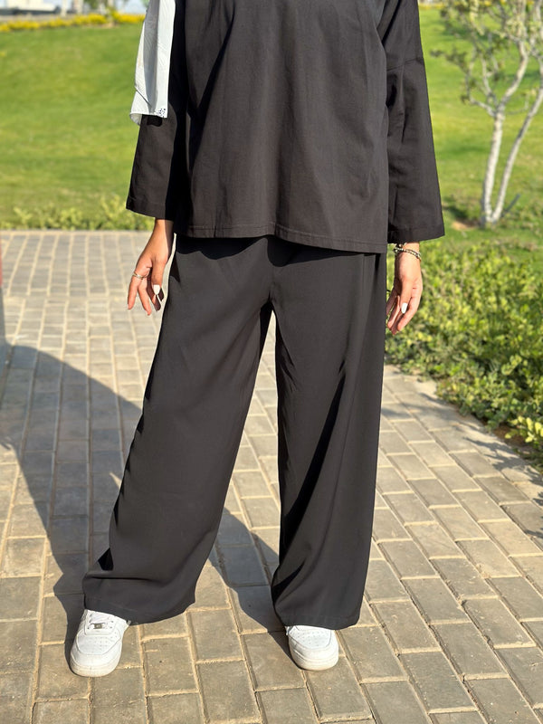 Basic Pants-New black