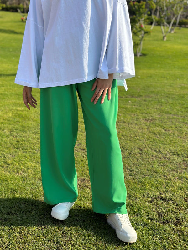 Basic Pants-New Green