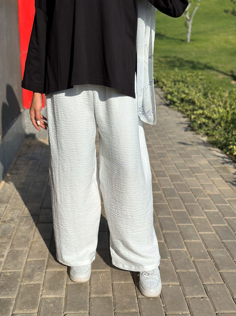 Basic Pants-New white