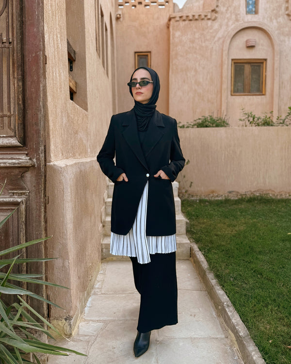 maxi dress with blazer hijab No-Frills Muslim Maxi Dresses for Casual Days
