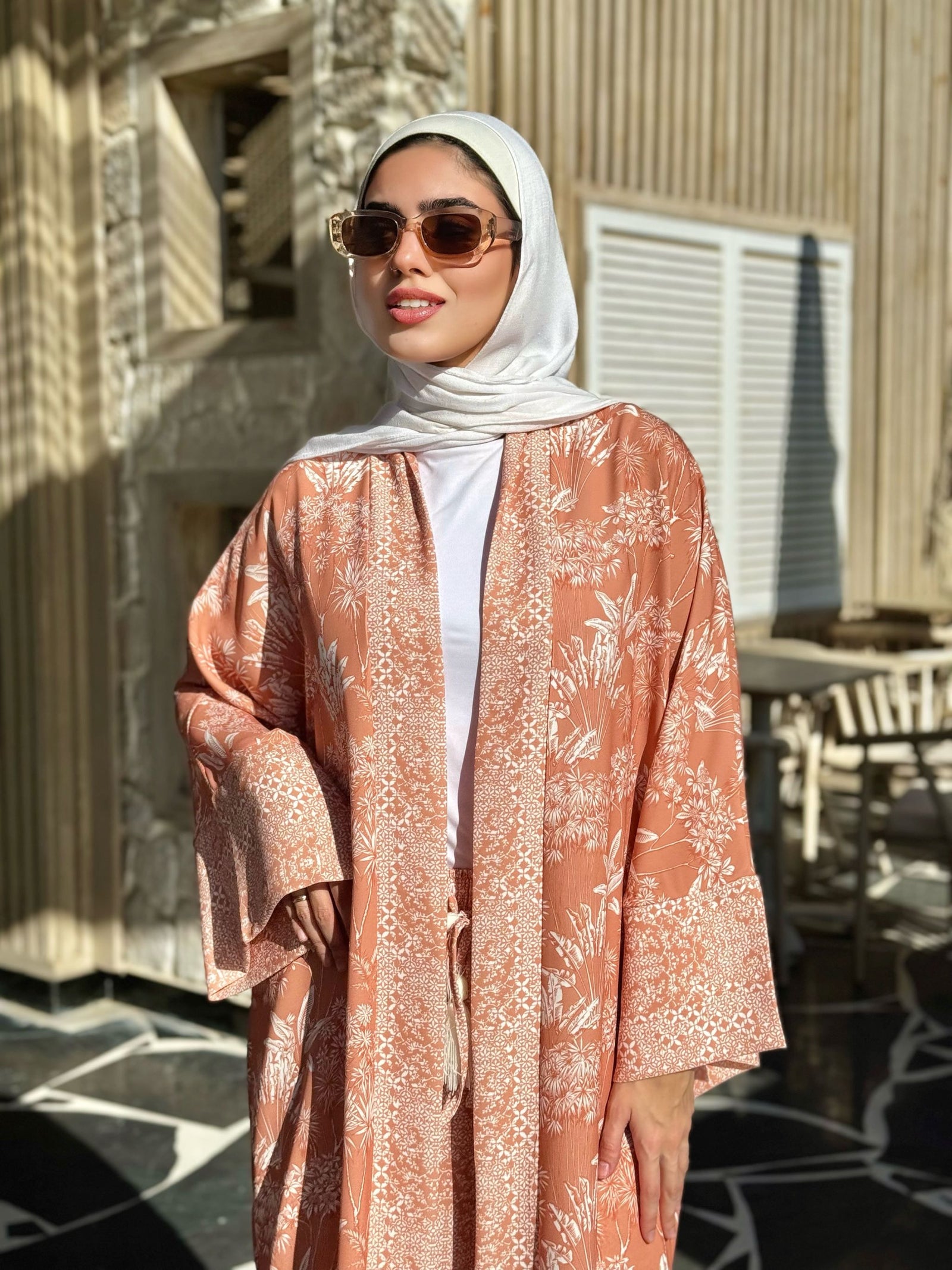 Floral Maxi Cardigan Hijab Boho Printed Cardigan-Havan – Hijab