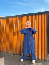 Comfy Kashmir Sweatshirt-Blue