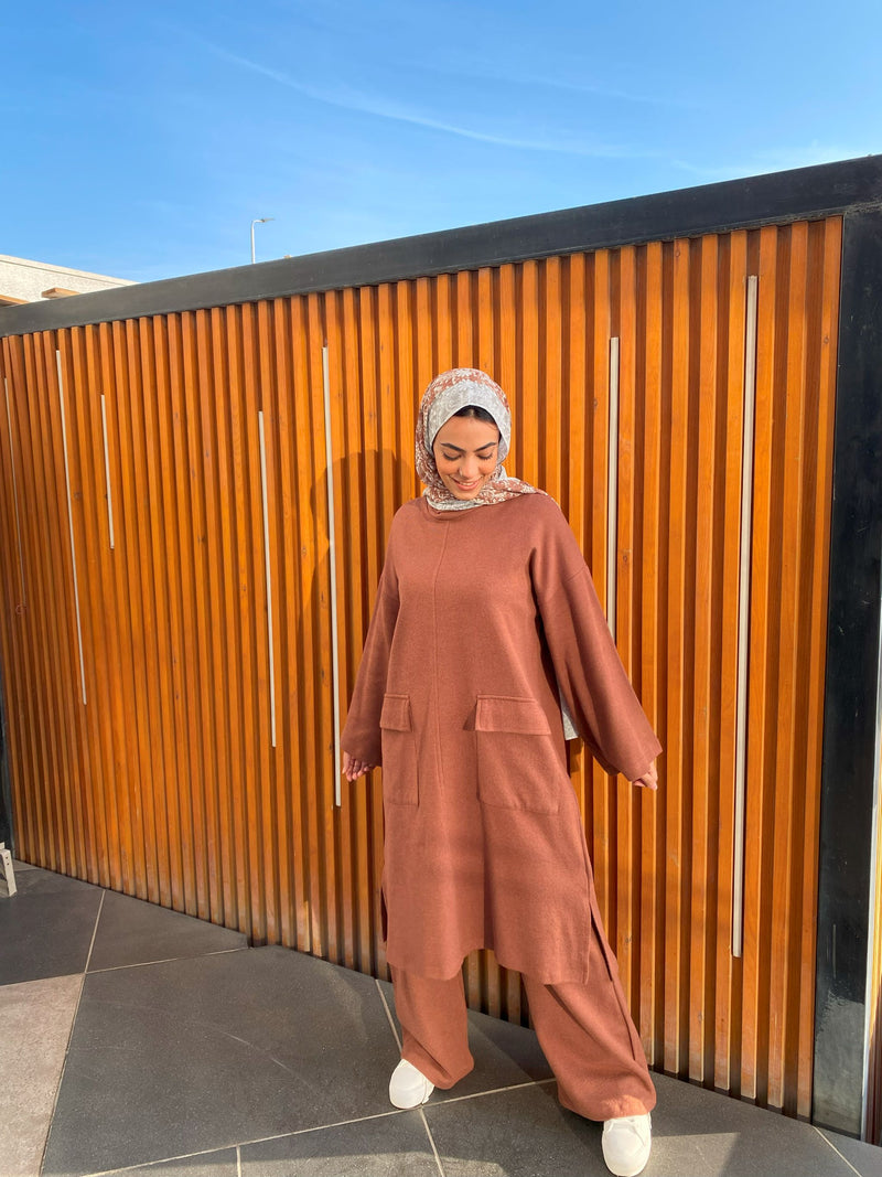Comfy Kashmir Sweatshirt-Cafe