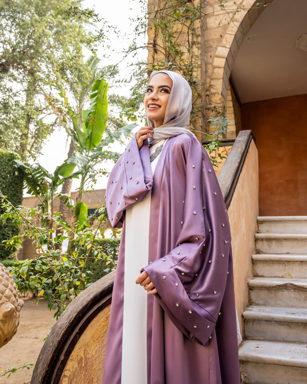 Crystals Kaftan-Purple "Available at stores only"