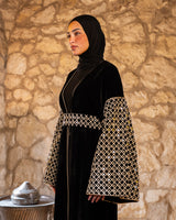 Embroidered Sleeves Kaftan - Beige (available at stores)