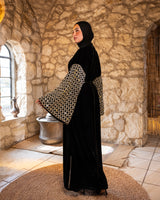 Embroidered Sleeves Kaftan - Beige (available at stores)