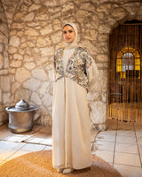 Embroidered Linen Kaftan - Multicolored (available at stores)