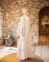 Embroidered Linen Kaftan - Multicolored (available at stores)