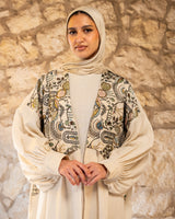 Embroidered Linen Kaftan - Multicolored (available at stores)