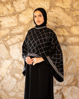 Studded Cape Abaya - Black (available at stores)