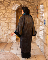 Double Face Velvet Kaftan - Teal