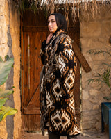 Knitted Boho Cardigan - Black