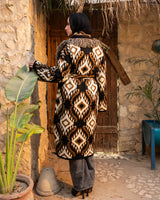 Knitted Boho Cardigan - Black