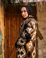 Knitted Boho Cardigan - Black