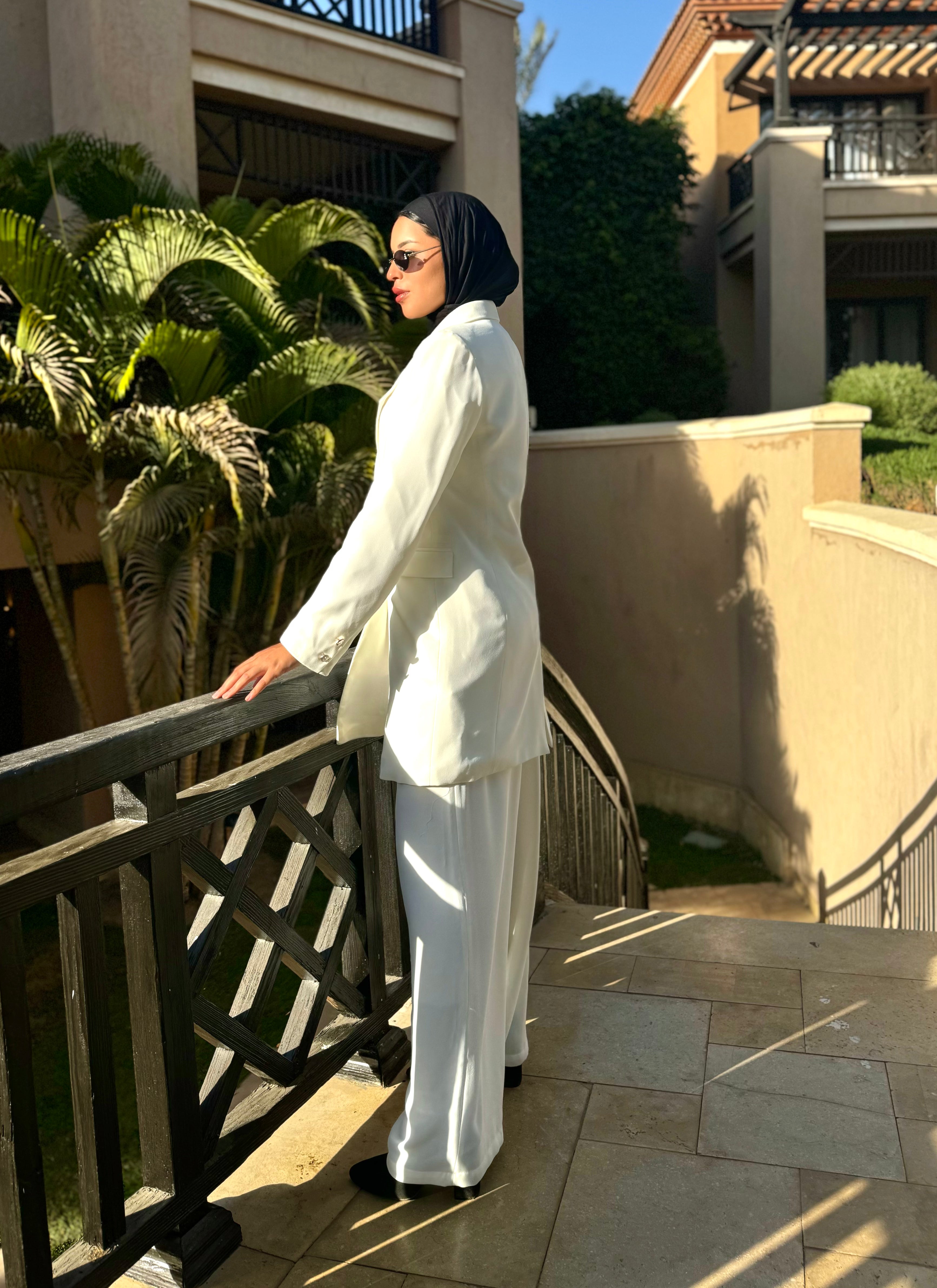 Double-breasted Blazer - Offwhite