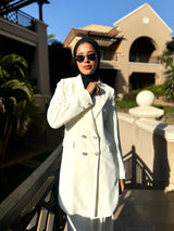 Double-breasted Blazer - Offwhite