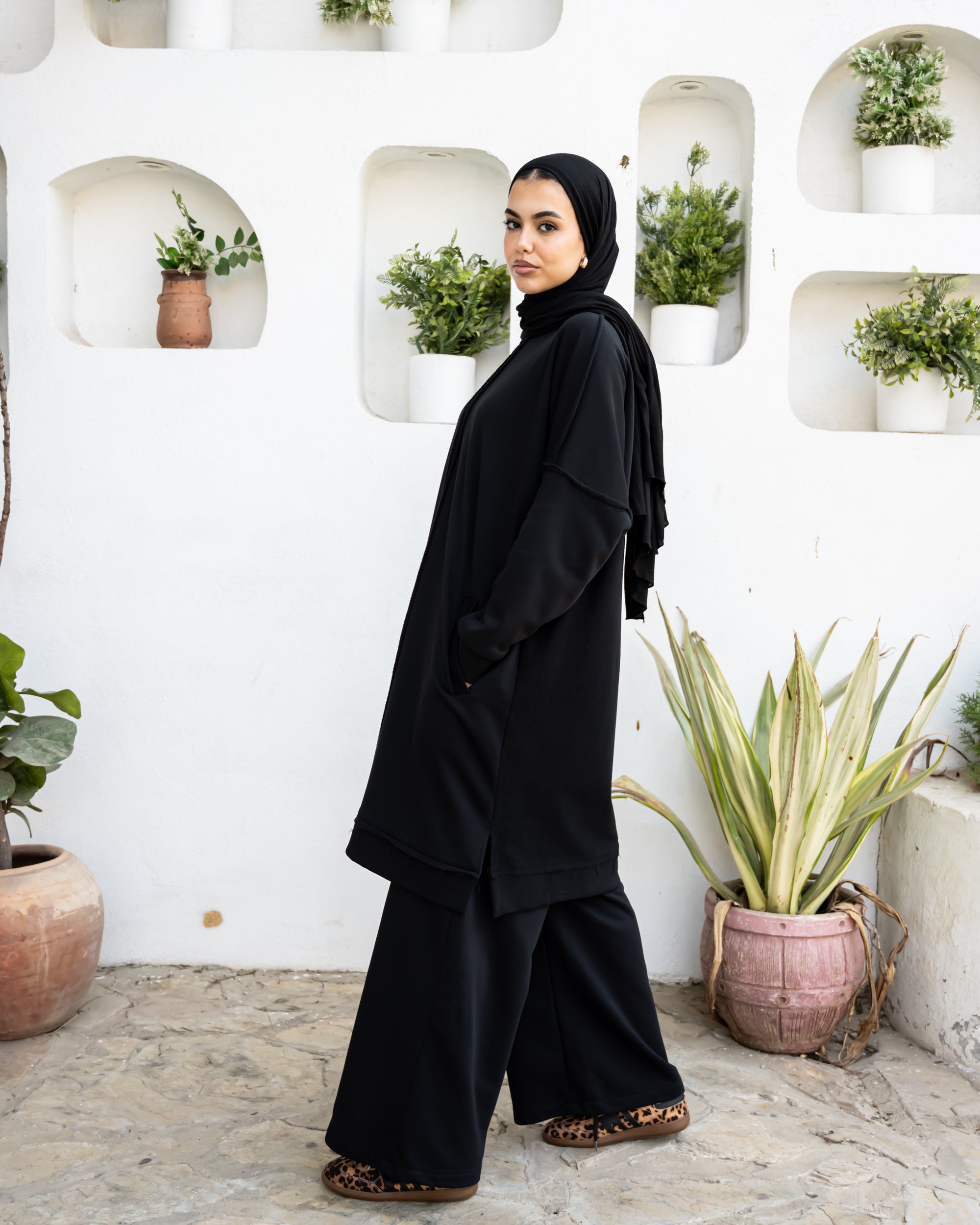 Melton Pants - Black