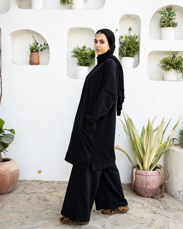 Melton Pants - Black