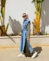 Gabardine Dress - Olive