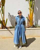 Gabardine Dress - Olive