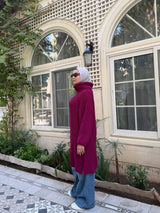 Basic Knit Pullover - Magenta