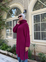 Basic Knit Pullover - Magenta