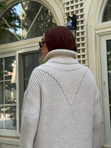 Basic Knit Pullover - Beige