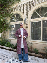 Sequins Coat - Fuchsia
