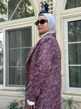 Sequins Coat - Fuchsia