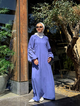 Tuck Detailed Dress - Blue
